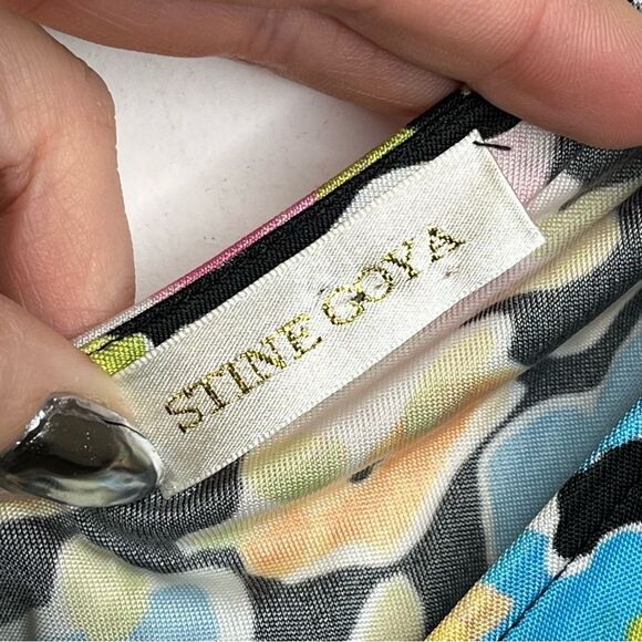 Stine Goya Lola Dress in Watercolor Floral XS - Picture 4 of 10